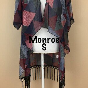 LuLaRoe Monroe Cover Up/Kimono brand new with tags